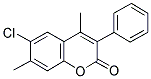 6-CHLORO-4,7-DIMETHYL-3-PHENYLCOUMARIN 结构式