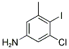 3-Chloro-4-iodo-5-methylaniline 结构式