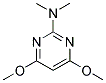 N-(4,6-DIMETHOXYPYRIMIDIN-2-YL)-N,N-DIMETHYLAMINE 结构式