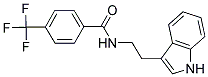 N-(2-INDOL-3-YLETHYL)(4-(TRIFLUOROMETHYL)PHENYL)FORMAMIDE 结构式