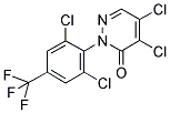 4,5-DICHLORO-2-[2,6-DICHLORO-4-(TRIFLUOROMETHYL)PHENYL]PYRIDAZIN-3(2H)-ONE 结构式