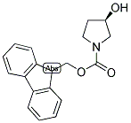 (R)-1-FMOC-3-吡咯烷醇 结构式