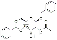 BENZYL 2-ACETAMIDO-4,6-O-BENZYLIDENE-2-DEOXY-B-D-GLUCOPYRANOSIDE 结构式