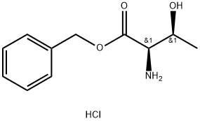 D-苏氨酸苄酯盐酸盐 结构式