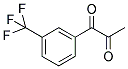 1-[3-(TRIFLUOROMETHYL)PHENYL]PROPANE-1,2-DIONE 结构式