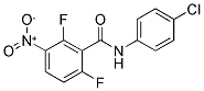 N-(4-CHLOROPHENYL)-2,6-DIFLUORO-3-NITROBENZAMIDE 结构式