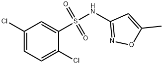 (5-METHYLISOXAZOL-3-YL)((2,5-DICHLOROPHENYL)SULFONYL)AMINE 结构式