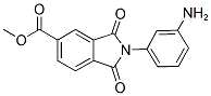 2-(3-AMINO-PHENYL)-1,3-DIOXO-2,3-DIHYDRO-1H-ISOINDOLE-5-CARBOXYLIC ACID METHYL ESTER 结构式