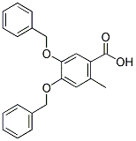 4,5-二苄氧基-2-甲基苯甲酸 结构式