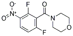 (2,6-DIFLUORO-3-NITROPHENYL)(MORPHOLINO)METHANONE 结构式