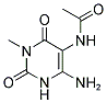 5-ACETYLAMINO-6-AMINO-3-METHYLURACIL 结构式