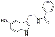 N-BENZOYL-5-HYDROXYTRYPTAMINE 结构式