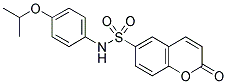 N-(4-ISOPROPOXYPHENYL)-2-OXO-1-BENZOPYRAN-6-SULPHONAMIDE 结构式