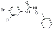 1-BENZYLOXY-3-(4-BROMO-3-CHLOROPHENYL)UREA 结构式