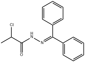 2-CHLORO-N'-(DIPHENYLMETHYLENE)PROPANOHYDRAZIDE 结构式