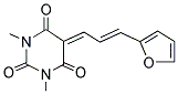 5-[(2E)-3-(2-FURYL)PROP-2-ENYLIDENE]-1,3-DIMETHYLPYRIMIDINE-2,4,6(1H,3H,5H)-TRIONE 结构式