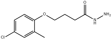 4-(4-氯-2-甲基-苯氧基)丁烷肼 结构式