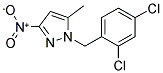 1-(2,4-二氯苄基)-5-甲基-3-硝基-1H-吡唑 结构式