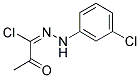 (1E)-N-(3-CHLOROPHENYL)-2-OXOPROPANEHYDRAZONOYL CHLORIDE 结构式