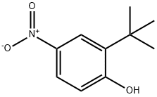 2-(叔丁基)-4-硝基苯酚 结构式