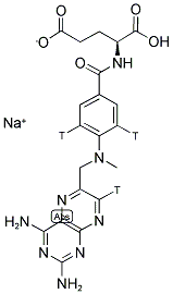 [3',5',7-3H]METHOTREXATE, SODIUM SALT 结构式