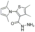 2-(2,5-DIMETHYL-PYRROL-1-YL)-4,5-DIMETHYL-THIOPHENE-3-CARBOXYLIC ACID HYDRAZIDE 结构式
