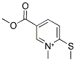 5-(METHOXYCARBONYL)-1-METHYL-2-(METHYLSULFANYL)PYRIDINIUM 结构式