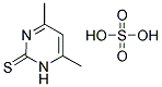 4,6-DIMETHYL-2-THIOPYRIMIDINESULFATE 结构式