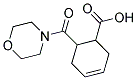 6-(MORPHOLINOCARBONYL)-3-CYCLOHEXENE-1-CARBOXYLIC ACID 结构式