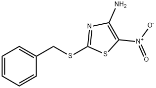4-AMINO-2-BENZYLTHIO-5-NITROTHIAZOLE 结构式