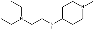 N,N-DIETHYL-N'-(1-METHYL-PIPERIDIN-4-YL)-ETHANE-1,2-DIAMINE 结构式