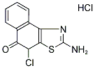 2-AMINO-4-CHLORO-4,5-DIHYDRONAPHTHO[1,2-D][1,3]THIAZOL-5-ONE HYDROCHLORIDE 结构式