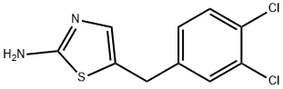 5-(3,4-DICHLORO-BENZYL)-THIAZOL-2-YLAMINE 结构式