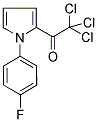 2,2,2-TRICHLORO-1-[1-(4-FLUOROPHENYL)-1H-PYRROL-2-YL]ETHAN-1-ONE 结构式