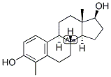 1,3,5(10)-ESTRATRIEN-4-METHYL-3,L7-BETA-DIOL 结构式