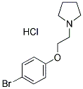 N-[2-(4-BROMOPHENOXY)ETHYL]PYRROLIDINE HYDROCHLORIDE 结构式