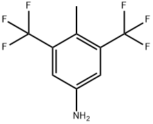 4-甲基3,5-双(三氟甲基)苯胺 结构式