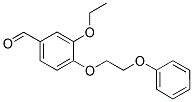 3-ETHOXY-4-(2-PHENOXY-ETHOXY)-BENZALDEHYDE 结构式