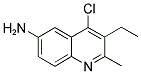 4-氯-3-乙基-2-甲基喹啉-6-胺 结构式