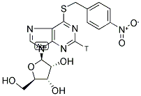 S-(P-NITROBENZYL)-6-THIOINOSINE, [3H]- 结构式