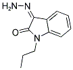 3-HYDRAZONO-1-PROPYL-1,3-DIHYDRO-INDOL-2-ONE 结构式