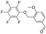 4-METHOXY-3-PENTAFLUOROPHENYLOXYMETHYL-BENZALDEHYDE 结构式