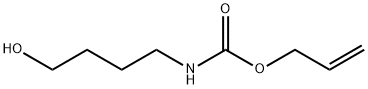 N-(4-羟基丁基)氨基甲酸烯丙酯 结构式