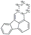 BENZO(B)FLUORANTHENE (13C6) 结构式