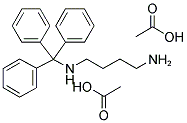 N-三苯甲基四亚甲基二胺 二乙酸酯 结构式