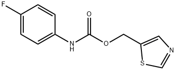 1,3-THIAZOL-5-YLMETHYL N-(4-FLUOROPHENYL)CARBAMATE 结构式