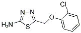 5-(2-CHLORO-PHENOXYMETHYL)-[1,3,4]THIADIAZOL-2-YLAMINE 结构式