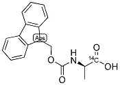 N-FMOC-D-ALANINE, [1-14C] 结构式