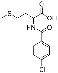2-(4-CHLORO-BENZOYLAMINO)-4-METHYLSULFANYL-BUTYRIC ACID 结构式