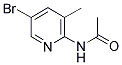 2-ACETYLAMINO-5-BROMO-3-METHYLPYRIDINE 结构式